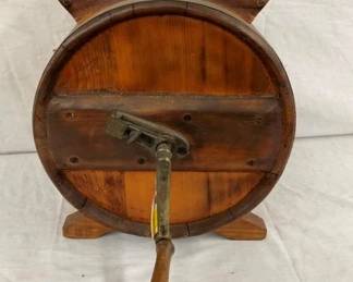 WOODEN BUTTER CHURN