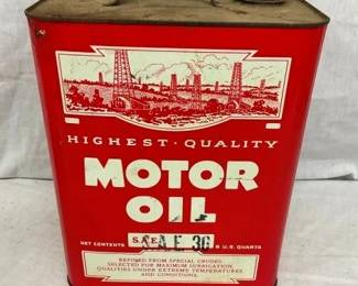 2G. HIGHEST QUALITY MOTOR OIL CAN