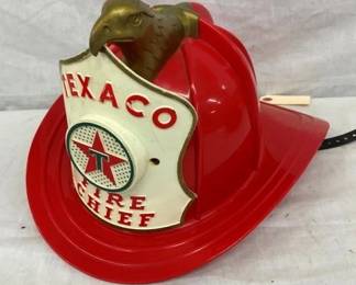 TEXACO FIRE CHIEF TOY HELMENT 14"