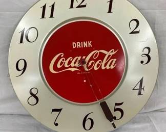 18" DRINK COCA COLA CLOCK