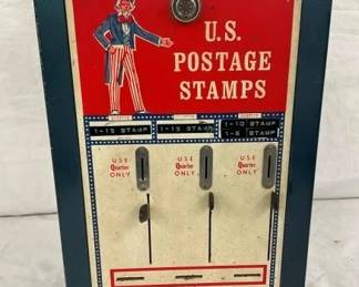 COIN OP STAMP MACHINE W/ UNCLE SAM