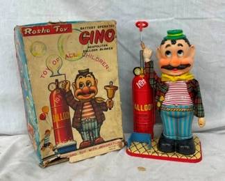 BO ROSKO TOYS GINO BALLON BLOWER W/ BOX