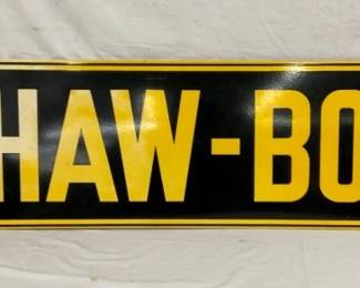 SSP SHAW BOX SIGN 60X18