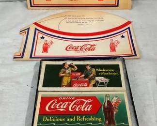 NOS COKE BLOTTERS, STADIUM HATS