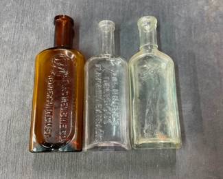 EARLY MEDICINE BOTTLES