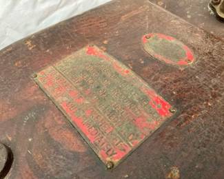 CLOSEUP OF ORIG. TAG