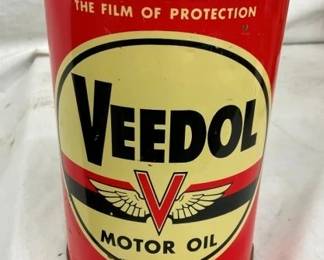 QT. VEEDOL CAN W/ WINGS