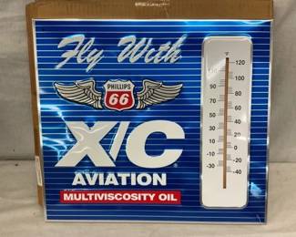 OLD STOCK EMB. PHILLIPS 66 THERM.