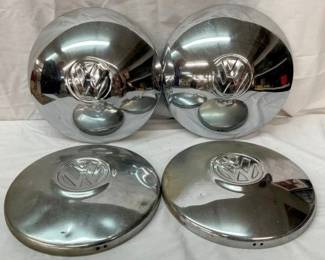 PAIR 11IN EMB. VW HUBCAPS