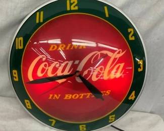 15" COKE DOUBLE BUBBLE CLOCK