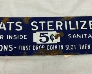 SSP SEATS STERLIZED SIGN