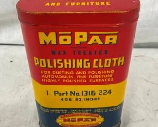 MOPAR POLISHING CLOTH CAN