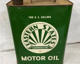 2G EASTERN STATES MOTOR OIL CAN