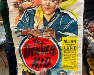 "ROCKY" THE DENVER KID ALLEN LANE POSTER