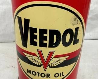 5QT. VEEDOL MOTOR OIL CAN