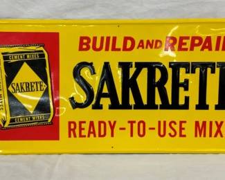 SST EMB. SAKRETE CEMENT MIX SIGN