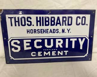 SSP SECRUITY CEMENT SIGN