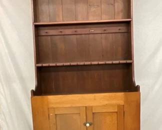 EARLY PEWTER CUPBOARD