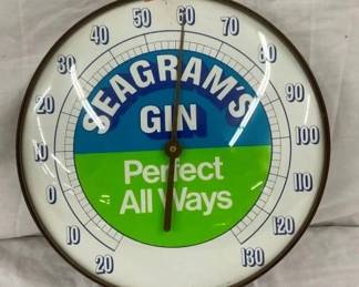 12" SEAGRAMS GIN THERMOMETER
