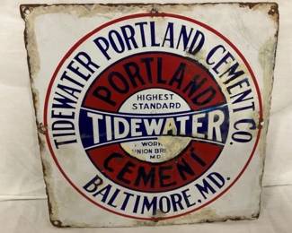 SSP PORTLAND TIDE WATER SIGN 14"