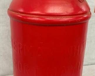 SHERMAN WHITE & CO MILK CAN