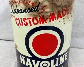 5QT HAVOLINE MOTOR OIL CAN