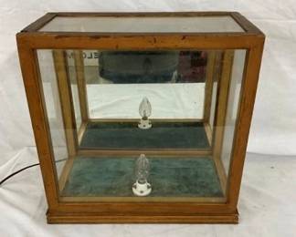 OAK COUNTER SHOWCASE 14X14