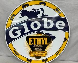 DSP 30" GLOBE SIGN NICE GRAPHICS