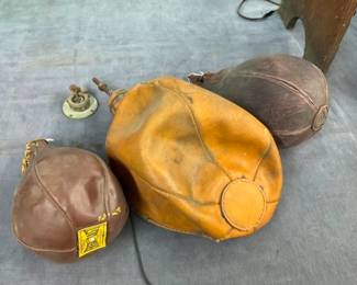 EARLY LEATHER SPEED PUNCHING BAGS