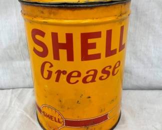 5LDS SHELL GREASE CAN W/ LID