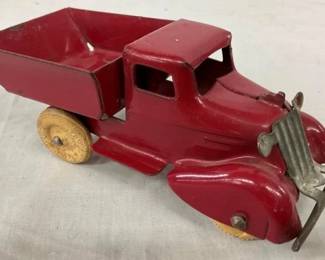 6" TIN LITHO DUMP TRUCK