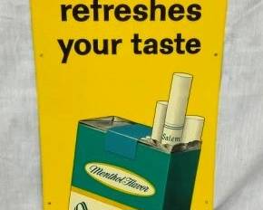 OLD STOCK VERTICAL SALEM SIGN