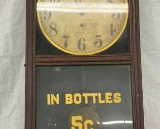 EARLY COKE WALL CLOCK