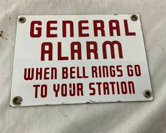 SSP GENERAL ALARM STATION PLATE 7X5