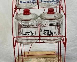 TOMS JARS W/ RACK 16 1/2X33 1/2