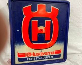 LIGHTUP HUSQVARNA DEALER SIGN