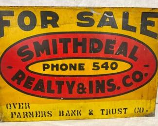 SST SMITHDEAL REALITY CO. SIGN