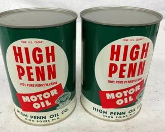 QT OLD STOCK HIGH PENN CANS