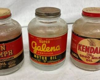 GLASS KENDALL MOTOR OIL JARS