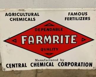 SST EMB. FARMRITE DEALER SIGN