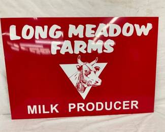 SS LONG MEADOW FARMS DEALER SIGN