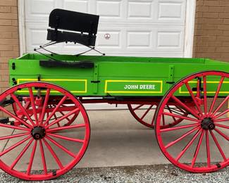 HORSE DRAWN W/ WOODEN SPOKES