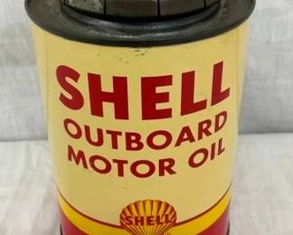 UNUSUAL 1Q. SHELL OUTBOARD MOTOR OIL CAN