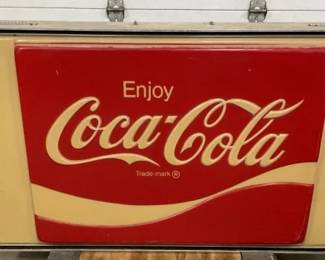 EMB. LEXAN COKE CAN SIGN