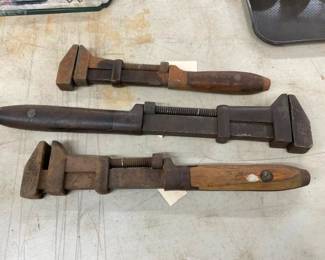 EARLY PIPE WRENCHES