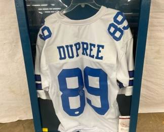 JSA AUTHENTICATION DUPREE JERSEY SIGNED