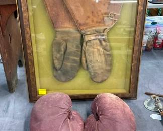 2 PAIRS EARLY BOXING GLOVES
