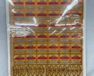 NOS WHISTLE SODA LABELS 30X45