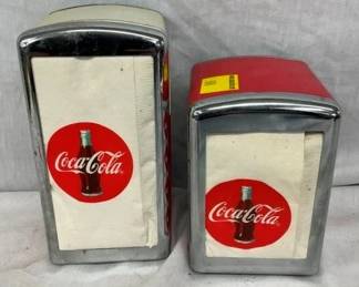 COCA COLA NAPKIN DISPENSERS