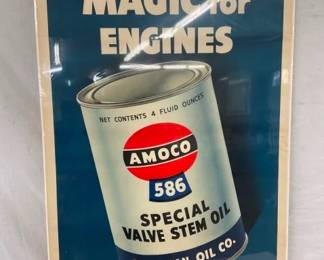 AMOCO MAGIC ENGINES WINDOW ADVERTISING